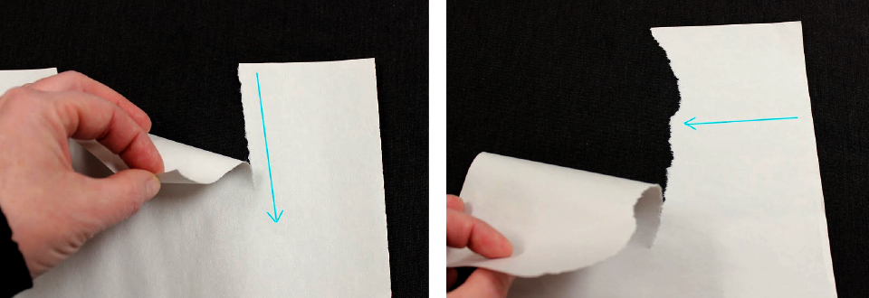 آزمایش پیدا کردن راه و بی راه کاغذ