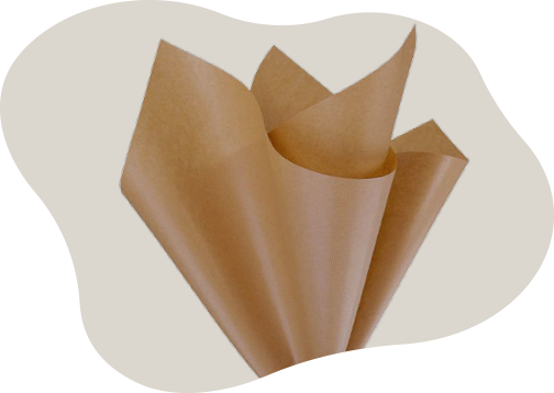 کاغذ کرافت قهوه ای راه راه